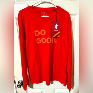 COTOPAXI Do Good organic L/S T Shirt Large NWT